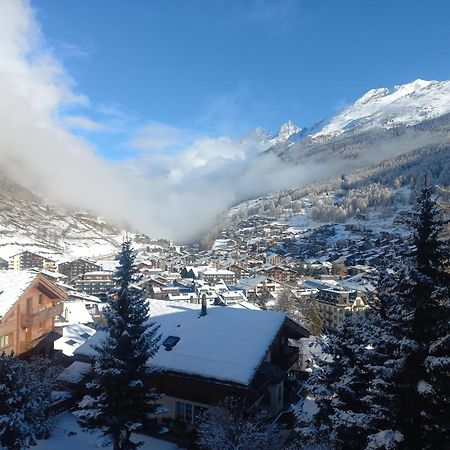Studio Direkt Im Zentrum, Tolle Terrasse, Aussicht Zermatt Eksteriør bilde