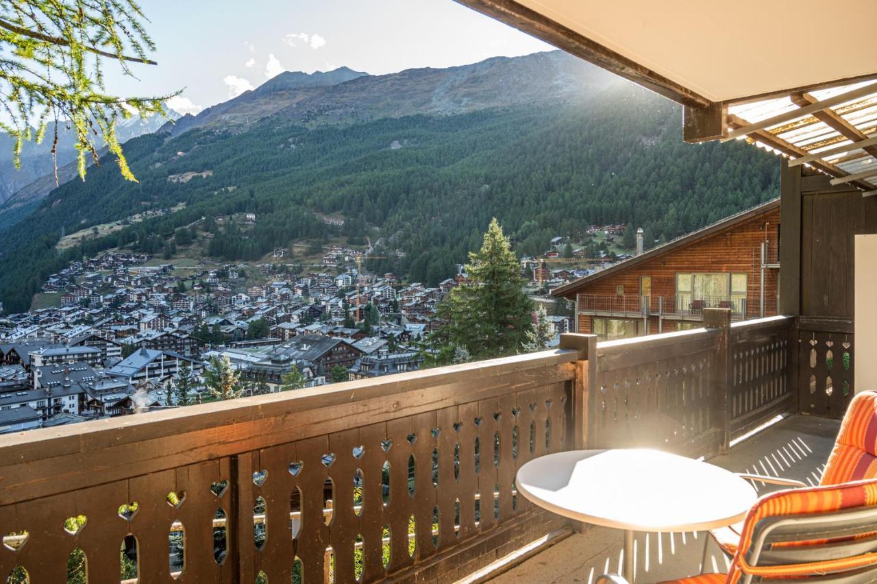 Studio Direkt Im Zentrum, Tolle Terrasse, Aussicht Zermatt Eksteriør bilde