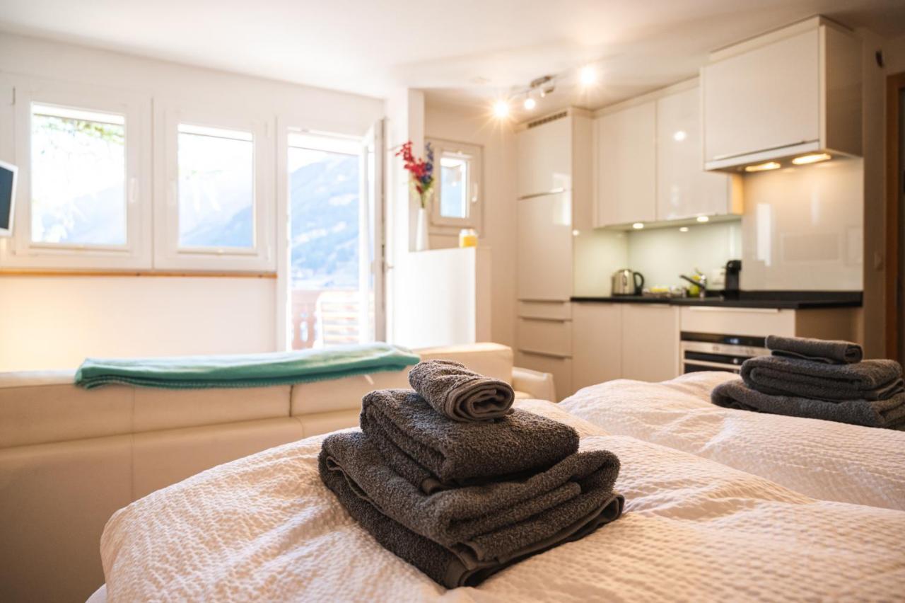 Studio Direkt Im Zentrum, Tolle Terrasse, Aussicht Zermatt Eksteriør bilde
